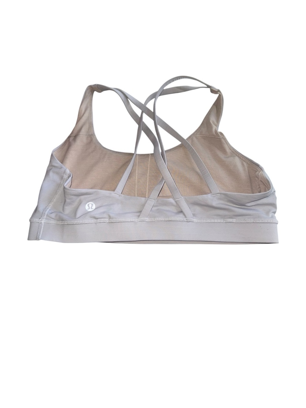 lululemon athletica White Strappy Seamless Sports Bra